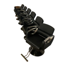 Premium Black Hydraulic Barber Chair – Luxury Salon Styling Chair