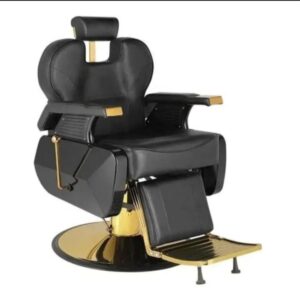 Gold Barbershop Chair