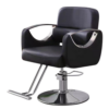 Apex Ergonomic Black & Chrome Salon Styling Chair