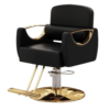 Apex Ergonomic Black & Gold Salon Styling Chair