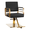 Aura Modern Black & Gold Salon Styling Chair